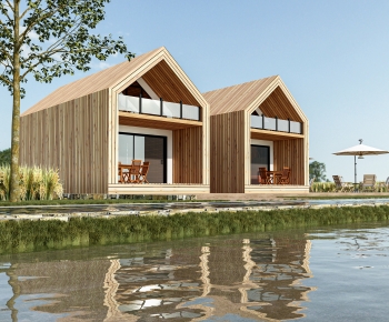 Modern Appearance Of Commercial Building-ID:460143093