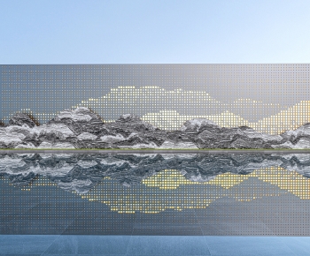 New Chinese Style Landscape Wall-ID:749471908