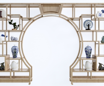 New Chinese Style Antique Rack-ID:205830107