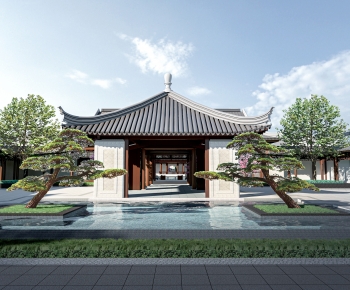 Chinese Style Residential Building-ID:242505076