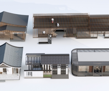 New Chinese Style Public Building-ID:195914031