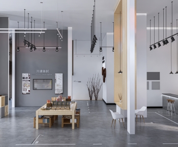 Modern Exhibition Hall-ID:644812119