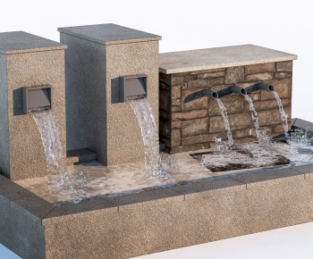 Modern Rockery Waterscape-ID:687664993