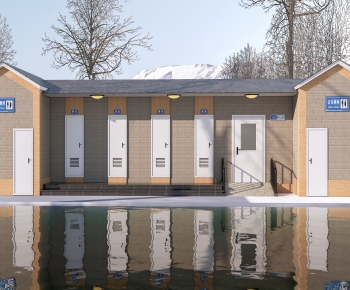 New Chinese Style Public Building-ID:797116991