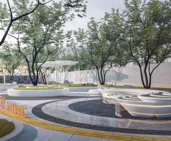 Modern Park Landscape-ID:933830785