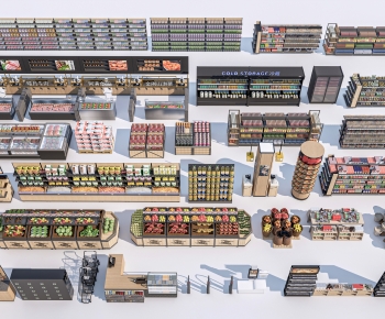 Modern Supermarket Shelf-ID:918757927