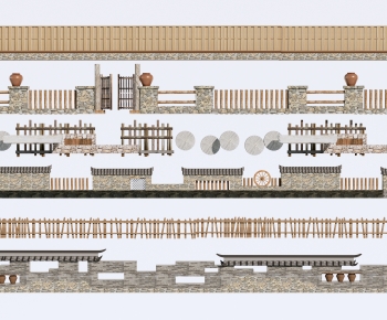 New Chinese Style Landscape Wall-ID:490556009