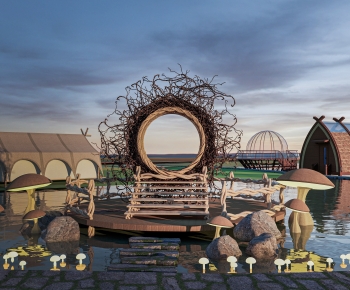 Modern Sculpture Sketch-ID:635611068