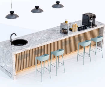 Modern Counter Bar-ID:428643941