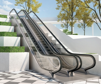 Modern Escalator-ID:576066021
