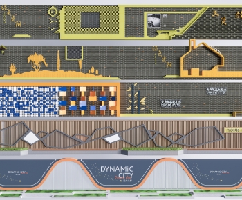 Modern Landscape Wall-ID:961389575