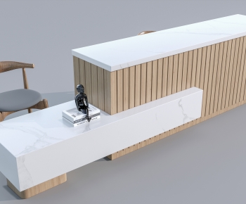 Modern Reception Desk-ID:611459978