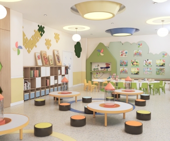 Modern Kindergarten Classrooms-ID:640630013