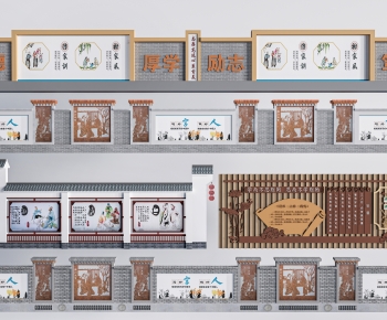 New Chinese Style Landscape Wall-ID:120930737