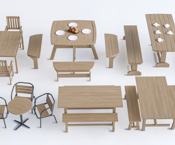 New Chinese Style Leisure Table And Chair-ID:488039025