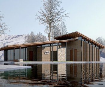 New Chinese Style Public Building-ID:629288911