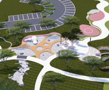 Modern Park Landscape-ID:106515884