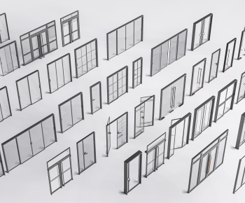 Modern Double Door-ID:896490103