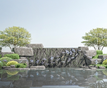 Modern Rockery Waterscape-ID:237961057
