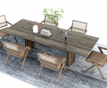 Modern Dining Table And Chairs-ID:651220085