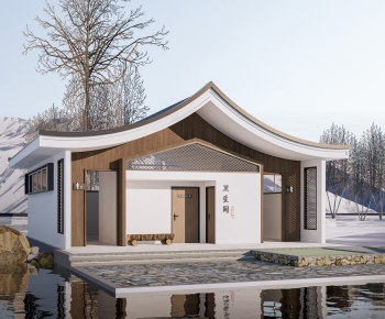 New Chinese Style Public Building-ID:262346986