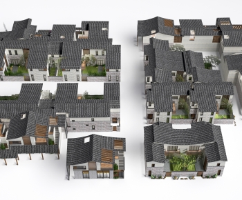 New Chinese Style Appearance Of Commercial Building-ID:263938946