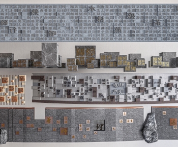 New Chinese Style Landscape Wall-ID:213107113