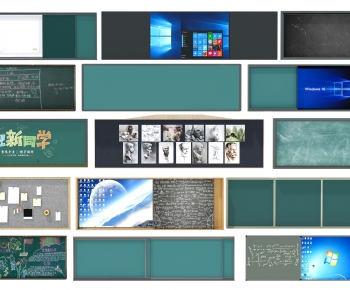 Modern Blackboard/whiteboard-ID:466937075