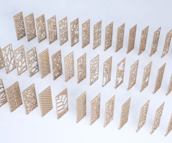 New Chinese Style Wooden Screen Partition-ID:286340003