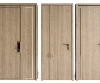New Chinese Style Single Door-ID:736219954