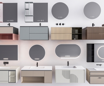 Modern Bathroom Cabinet-ID:603984121