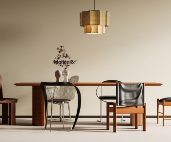French Style Dining Table And Chairs-ID:476639992