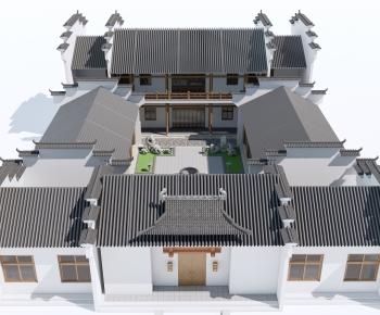 New Chinese Style Residential Building-ID:581887012