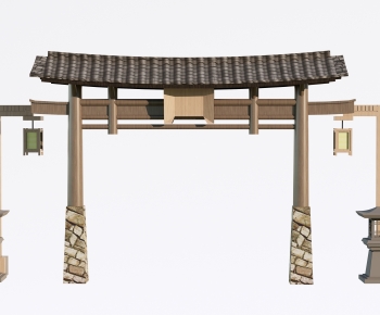 New Chinese Style Decorated Archway-ID:828844073