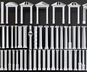 European Style Roman Pillar-ID:881402026