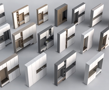 Modern Shoe Cabinet-ID:348227988