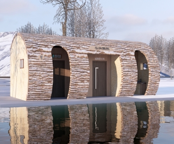 Modern Public Building-ID:576924094