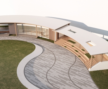 Modern Public Building-ID:159279112