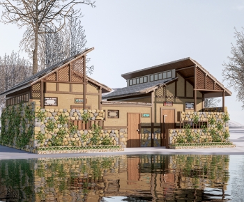 New Chinese Style Public Building-ID:451678047