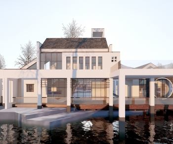 Modern Appearance Of Commercial Building-ID:924720858