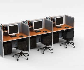 Modern Office Desk And Chair-ID:797108891