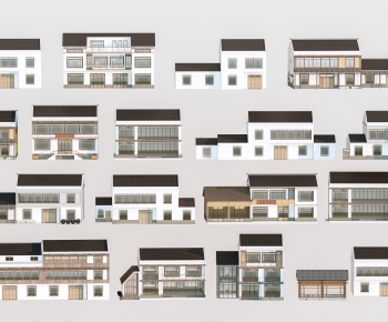 New Chinese Style Residential Building-ID:368016005