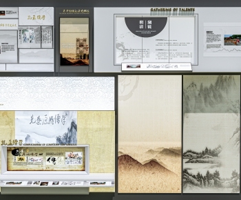 New Chinese Style Culture Wall-ID:383873949