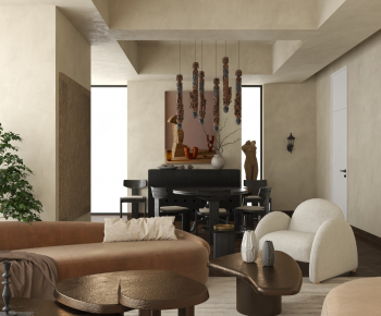 Wabi-sabi Style A Living Room-ID:922129229