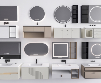 Modern Bathroom Cabinet-ID:782727008