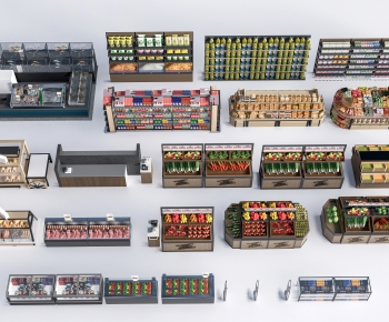 Modern Supermarket Shelf-ID:719380484