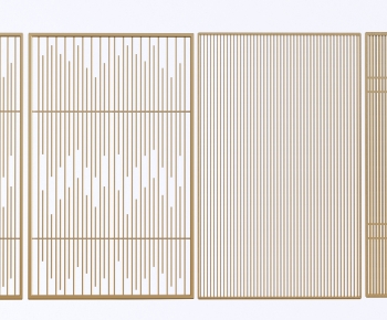 Modern Wooden Screen Partition-ID:539112091