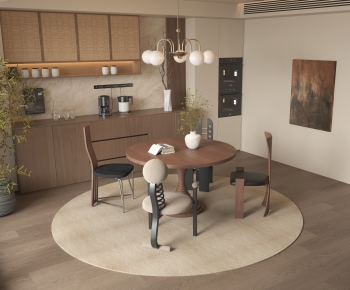 Modern Dining Table And Chairs-ID:634552968