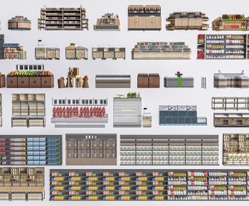 Modern Supermarket Shelf-ID:987307077