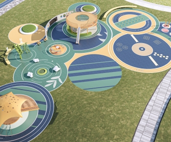 Modern Park Landscape-ID:778778085